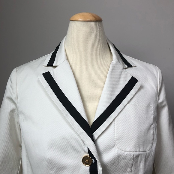 NWOT Talbots white blazer 2 - Picture 2 of 8